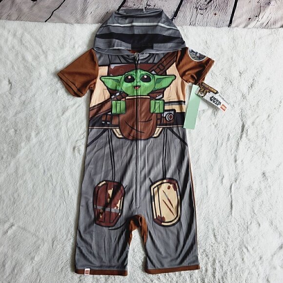 Boys' LEGO Star Wars: the Mandalorian Pajama Romper, 3KIDB-BO - Picture 2 of 4